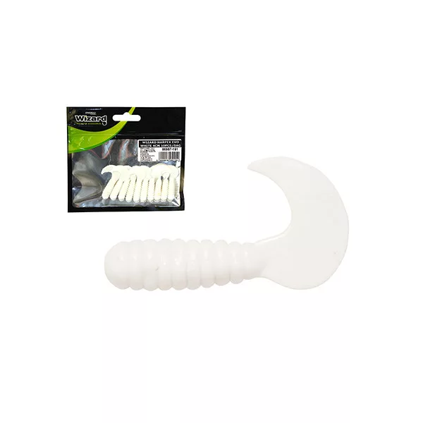 Wizard Harpex Evo White 4cm Sztuczna przynęta 10 szt.
