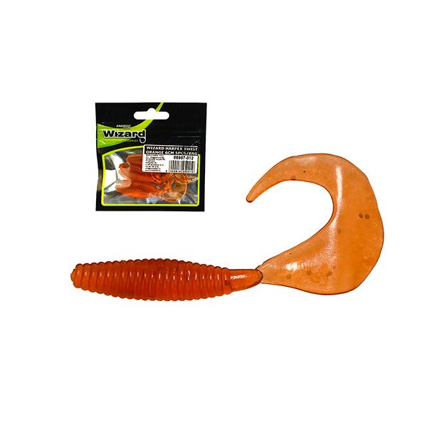 Wizard Harpex Twist Orange 6cm Műcsali 5db