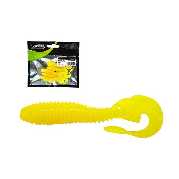 Wizard Harpex Twist Grub Pro Yellow 7cm Twister 5db
