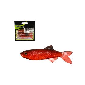Wizard Flapper Shad Red-Black 7cm Przynęta Sztuczna 3szt.