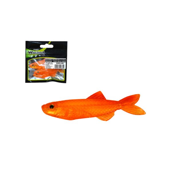 Wizard Roach Orange 7cm Gumowa Rybka 3db