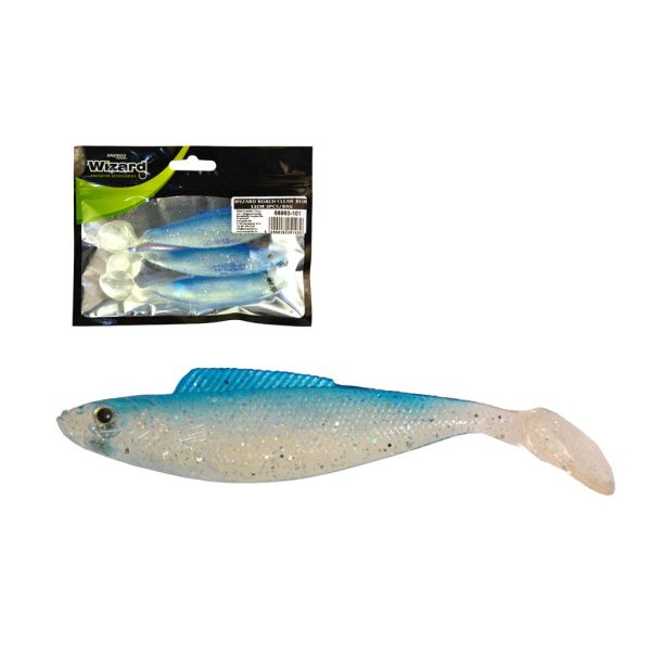 Wizard Roach Clear-Blue 11cm Gumowa Rybka 3db