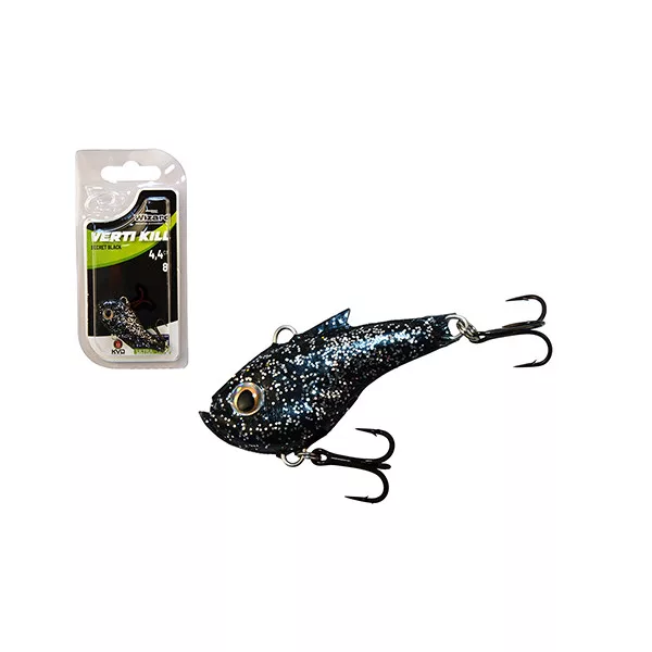 Wizard Strike+ Verti Kill Secret Black 4,4cm 8gr Sztuczna przynęta wertykalna