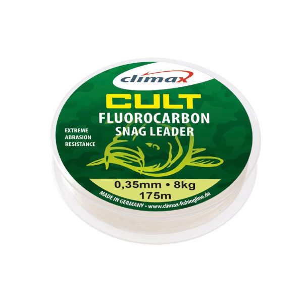 Climax Cult Carp Fluorocarbon Snag Leader 50m 0,50mm 30lb Przypon fluorocarbonowy