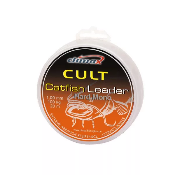 Climax Cult Catfish Hard Mono Leader 50m 1,05mm 80kg Monofilowy Przypon Sumowy