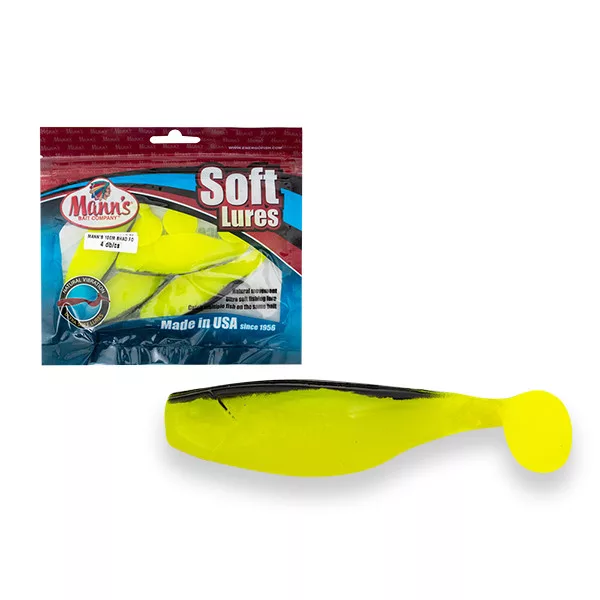 Manns 10cm Shad Gyöngyház Plasztik csali