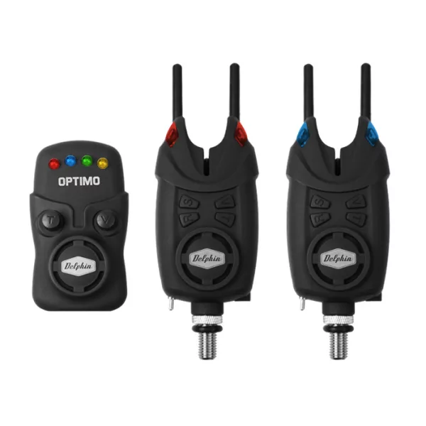 Delphin OPTIMO 9V Zestaw sygnalizatorów brań 2+1 + CSW II Swinger + Snag