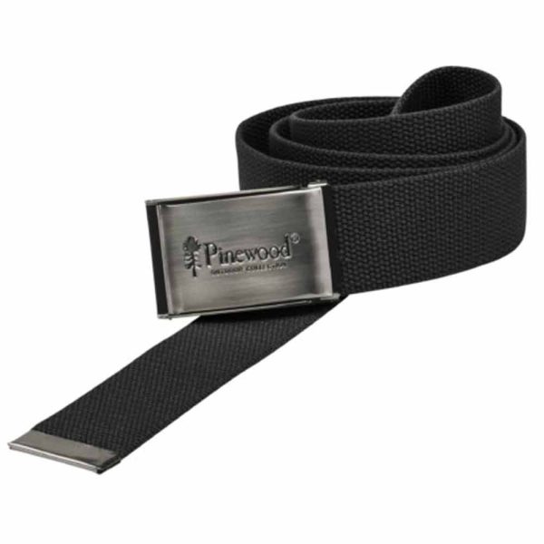 Pinewood Canvas Czarny Pas #400