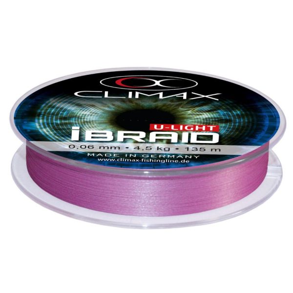 Climax iBraid U-Light Fluo Purple 135m 0,04mm 3,0kg Fonott Főzsinór