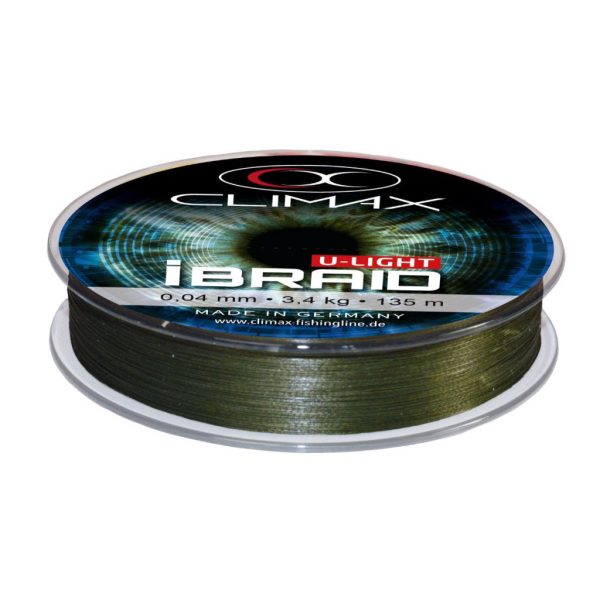 Climax iBraid U-Light Mossgreen 135m 0,10mm 7,5kg Plecionka Główna