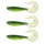 Nevis Twister Shad Vantage Perch 9cm 6,56gr Zielono-biała Plastikowa przynęta 3 szt.