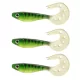 Nevis Twister Shad Vantage Perch 9cm 6,56gr Zielono-biała Plastikowa przynęta 3 szt.