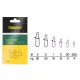 Delphin Fastlock Snap C-01/10szt BN/3