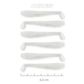   Nevis Impulse Shad 6,3cm 1,77gr 6szt/opak Biały Przynęta Plastikowa