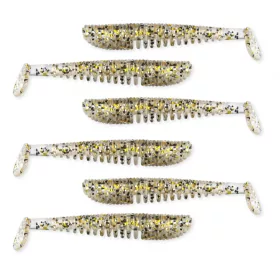   Nevis Impulse Shad 6,3cm 1,77gr 6szt/opak Złoty Brokat Przynęta Plastikowa