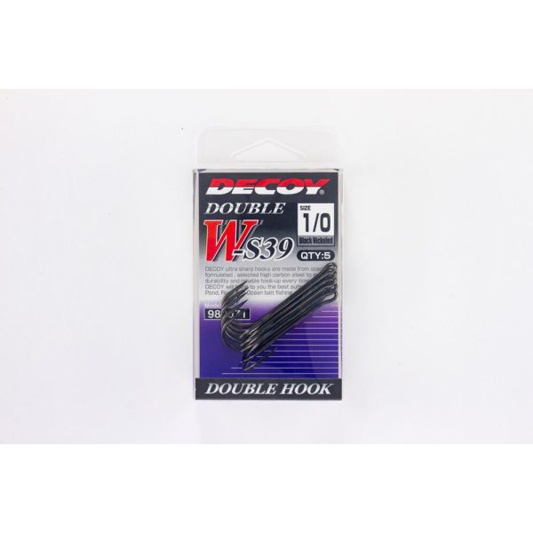 Decoy W-S39 Cheburashka Special #2 Haczyk Podwójny z Oczkiem i Zadziorami 5szt