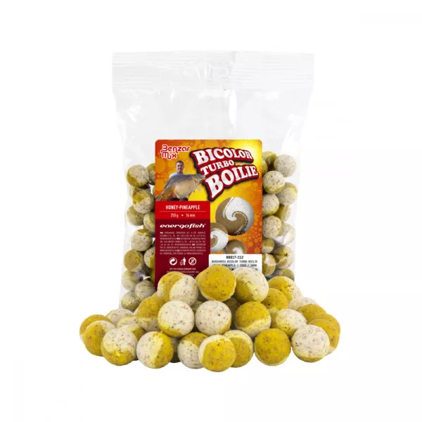 Benzar Turbo Bicolor Boilie Miód-Ananas 250G 20Mm