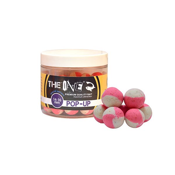 The One Pop Up Lemon Fish Garlic Rózsaszín-Fehér 14-16mm Pop Up 60gr
