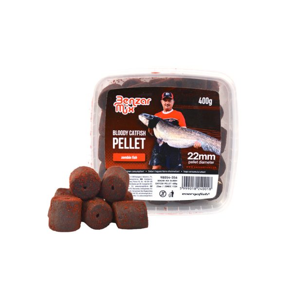 Benzár Mix Catfish 22mm Pellet Zombie Fish 400gr