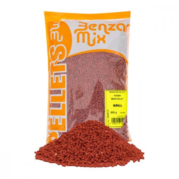 Benzar Mix Mikropellet Feeder Etetőanyag 800gr Krill 1.5mm