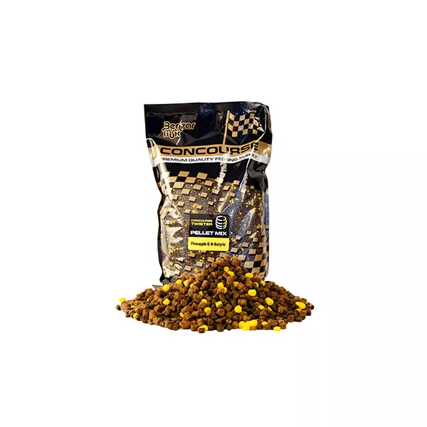 Benzár Concourse Twister Pellet Mix Pineapple-N-Butyric Ananasowo-Masłowy Pellet zanętowy 800gr