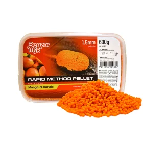  Benzár Mix Rapid Method Pellet 1,5mm Mangó-Vajsav Pellet Box 600gr