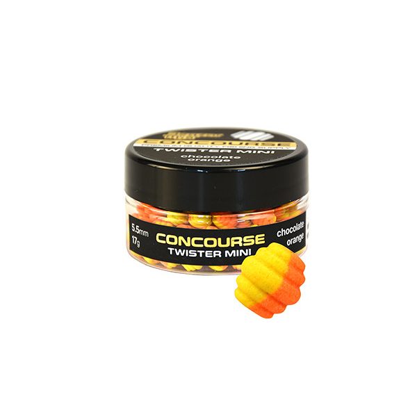 Benzár Concourse Twister Mini Przynęta haczykowa Czekolada-Pomarańcza 5,5mm 17gr