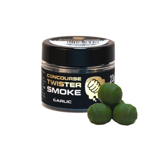Benzár Concourse Twister Smoke Czosnek 8mm Przynęta Hakowa 23gr