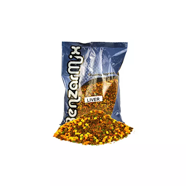 Benzár Mix Crushed PVA Bag Mix Zanęta Wątrobowa 800gr