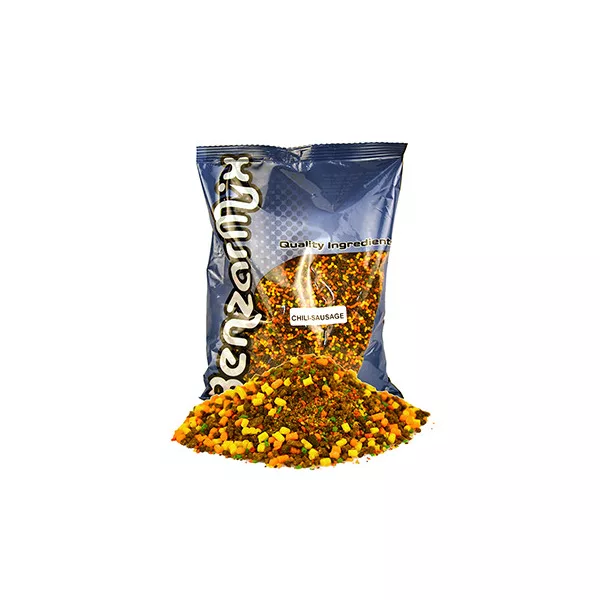 Benzár Mix Crushed PVA Bag Mix Chili-Kiełbasa Zanęta 800gr