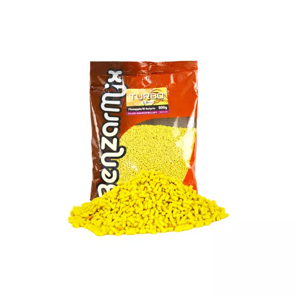 Benzár Mix Fluo Turbo Pellet Ananas- masłowy 1,5mm 800g