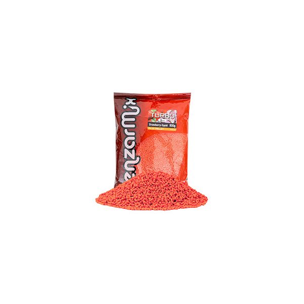 Benzar Fluo Turbo Pellet Truskawka-Kałamarnica 3mm 800g