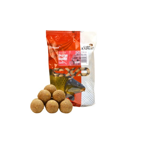 Carp Expert Smart Prime Boilie Czosnek 20mm Zanęta Kulka Proteinowa 800gr