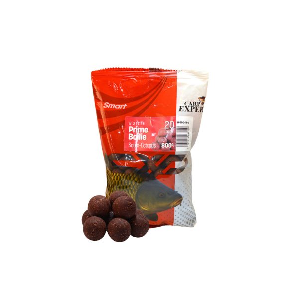 Carp Expert Smart Prime Boilie Kałamarnica-Ośmiornica 20mm Zanęta Kulka Proteinowa 800gr