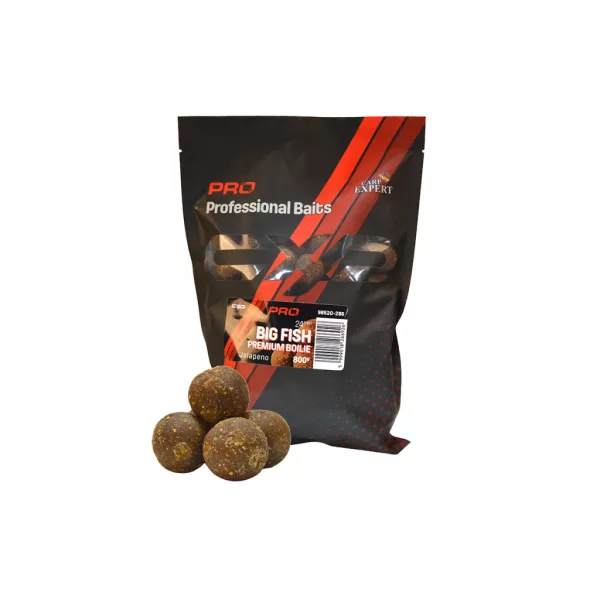 Carp Expert Pro Big Fish Premium Boilie Jalapeño 24mm Zanęta Kulka Proteinowa 800gr