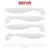 Reiva Zander Power Shad 10cm 7.05gr 4pcs/pack (White) Plastic lure