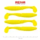 Reiva Zander Power Shad 10cm 7.05gr 4pcs/pack (Lemon Yellow) Plastic lure