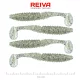 Reiva Zander Power Shad 10cm 7.05gr 4pcs/pack (Silver Glitter) Plastic lure