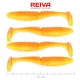 Reiva Zander Power Shad Shiny Orange 10cm Przynęta Plastikowa 4szt