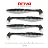 Reiva Zander Power Shad 10cm 7.05gr 4pcs/pack (Black Silver) Plastic lure
