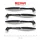 Reiva Zander Power Shad 10cm 7.05gr 4pcs/pack (Black Silver) Plastic lure