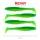 Reiva Zander Power Shad 10cm 7.05gr 4pcs/pack (Green Glitter) Plastic lure