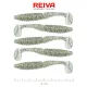 Reiva Zander Power Shad 8cm 3,18gr 5szt/opak. (Srebrny Brokat) Przynęta plastikowa