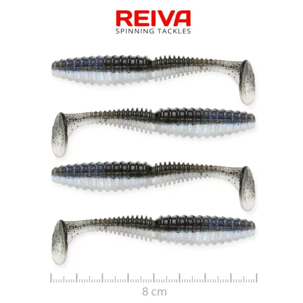 Reiva Zander Power Shad Magic Fish 8cm Przynęta Plastikowa 4szt