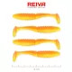 Reiva Zander Power Shad Shiny Orange 8cm Przynęta Plastikowa 4szt