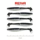 Reiva Zander Power Shad 8cm 3,18gr 5szt/opak. (Czarno-Srebrny) Przynęta plastikowa