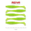 Reiva Zander Power Shad 8cm 3,18gr 5szt/opak. (Fluo Zielony Brokat I.) Przynęta plastikowa