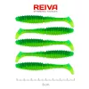Reiva Zander Power Shad 8cm 3,18gr 5szt/opak. (Zielony Brokat) Przynęta plastikowa