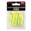 Reiva Flat Minnow Shad Watermelon 5cm 1,3gr Plastikowa Przynęta 5szt.