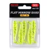 Reiva Flat Minnow Shad Poppy Green 5cm 1,3gr Przynęta gumowa 5szt.